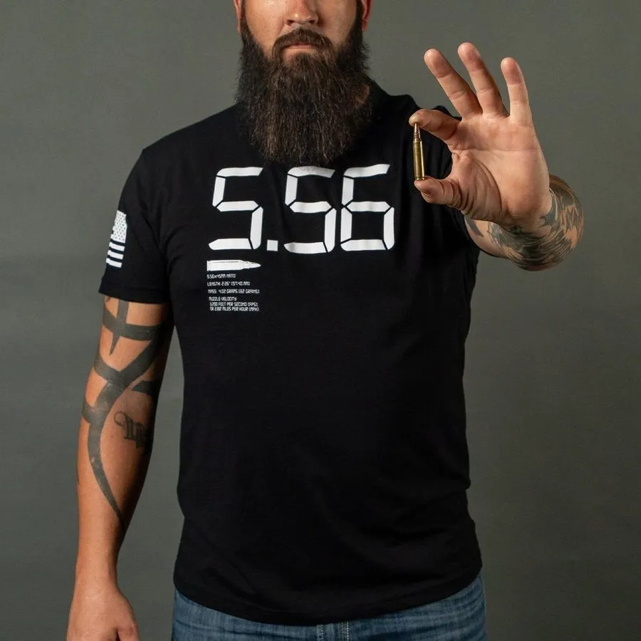 5.56 T-Shirt - Black