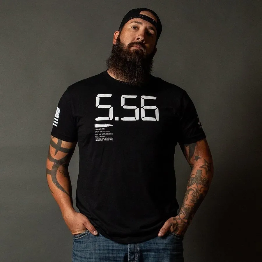 5.56 T-Shirt - Black