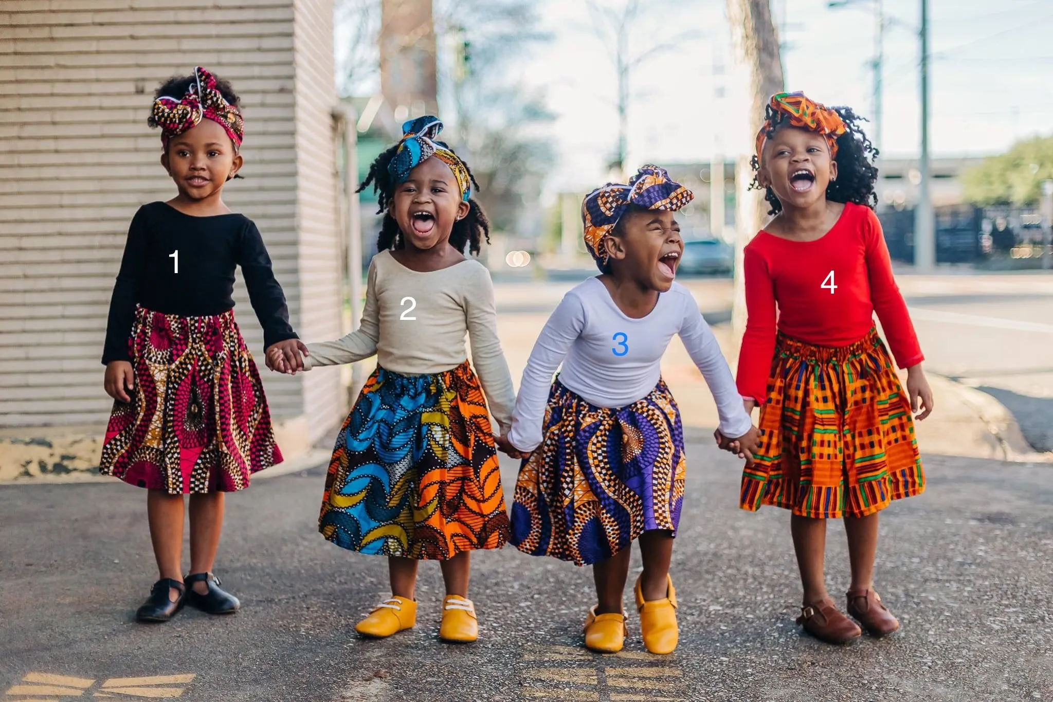 African Purple Skirt and Head Wrap