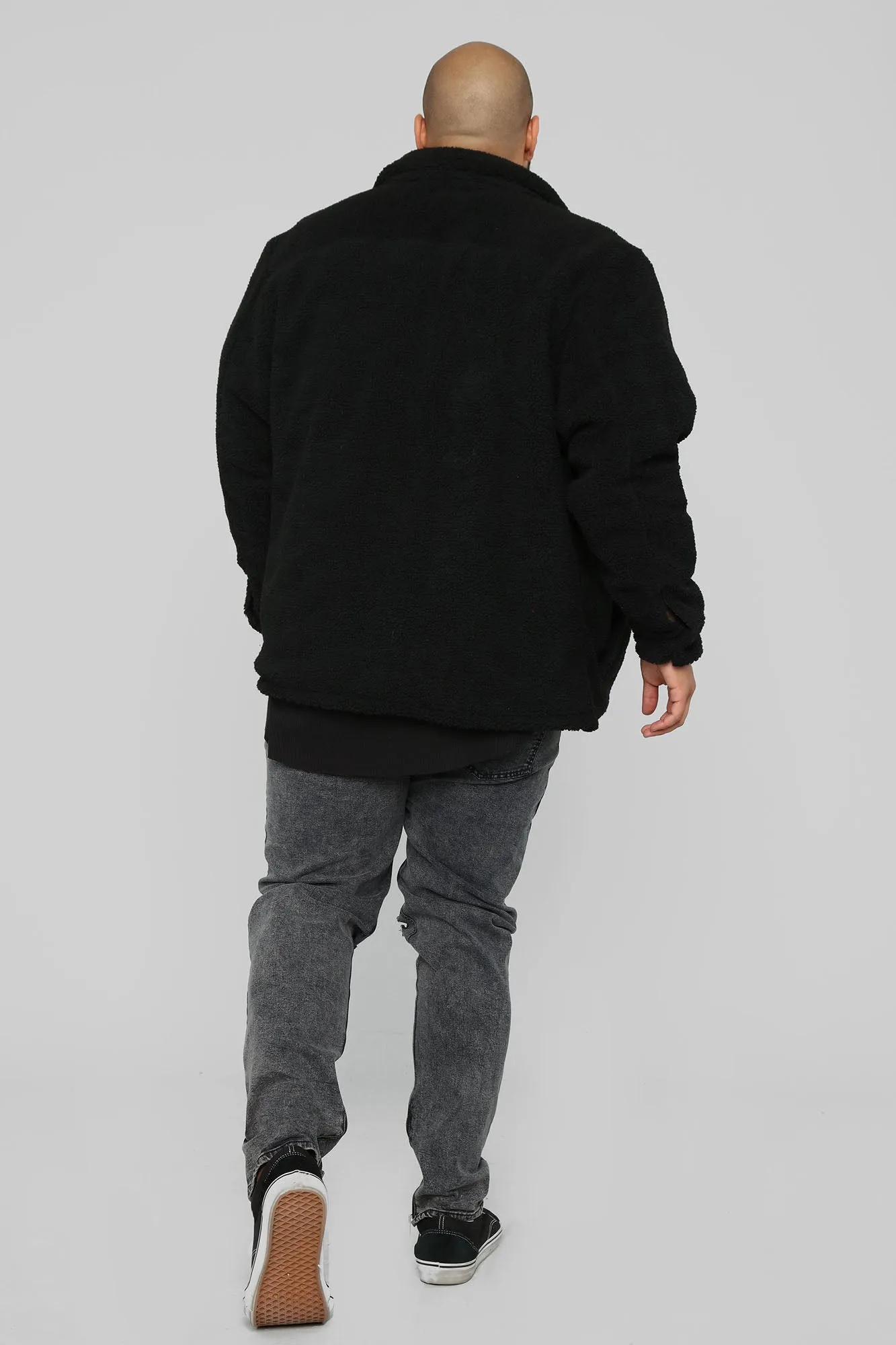 Always Working Sherpa Jacket - Black