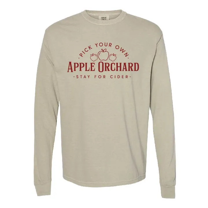 Apple Orchard - LONG SLEEVE COMFORT COLORS TEE