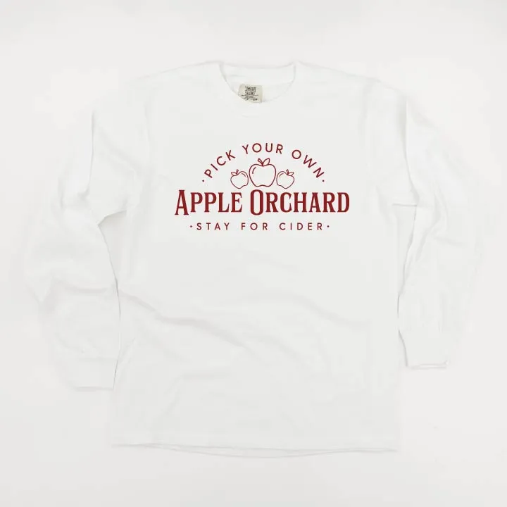 Apple Orchard - LONG SLEEVE COMFORT COLORS TEE