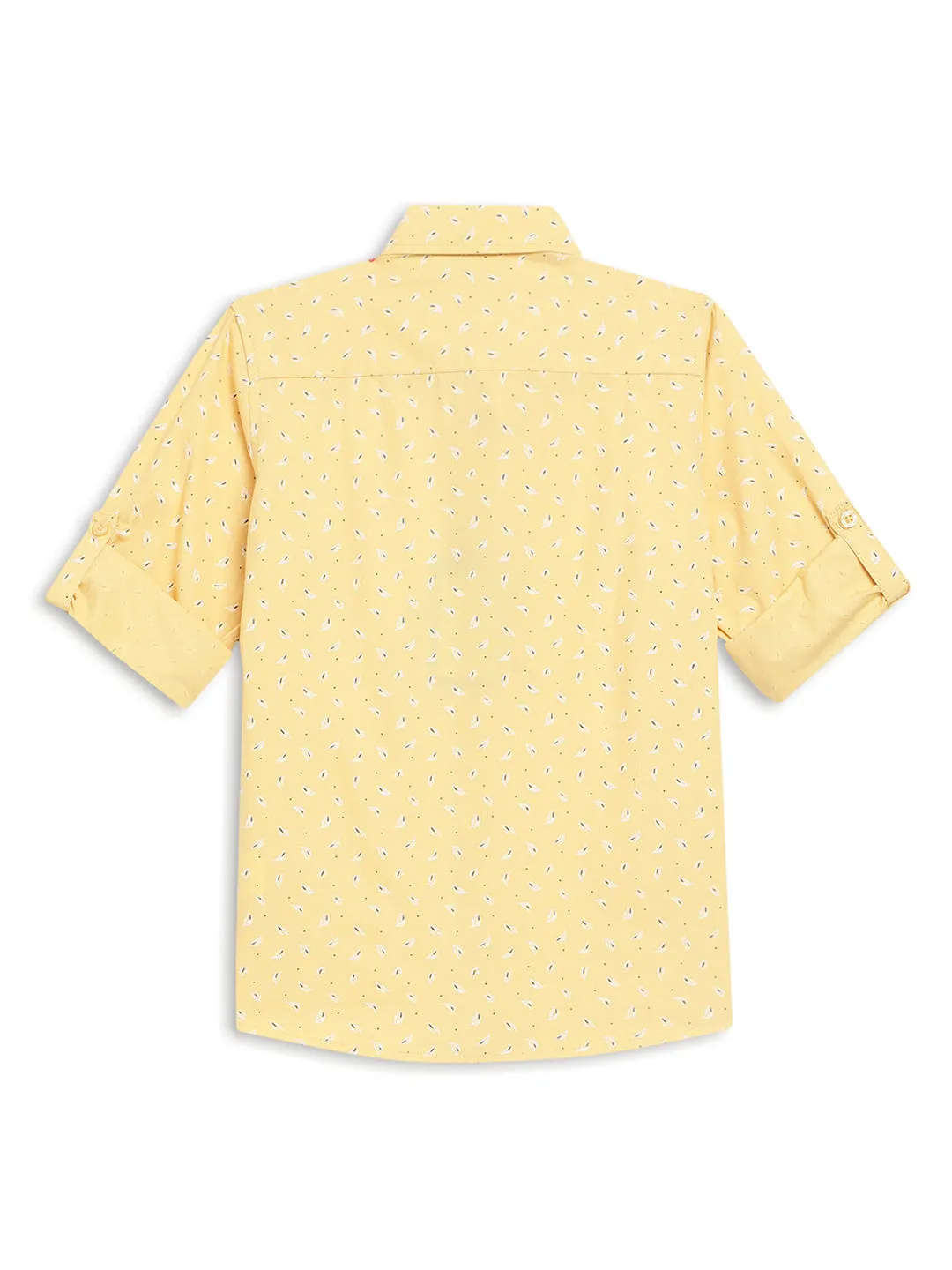 Boys Mustard Casual Shirt