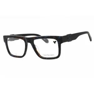 Calvin Klein Jeans Unisex Eyeglasses - Blue Rectangular Plastic Frame | CKJ23647 400