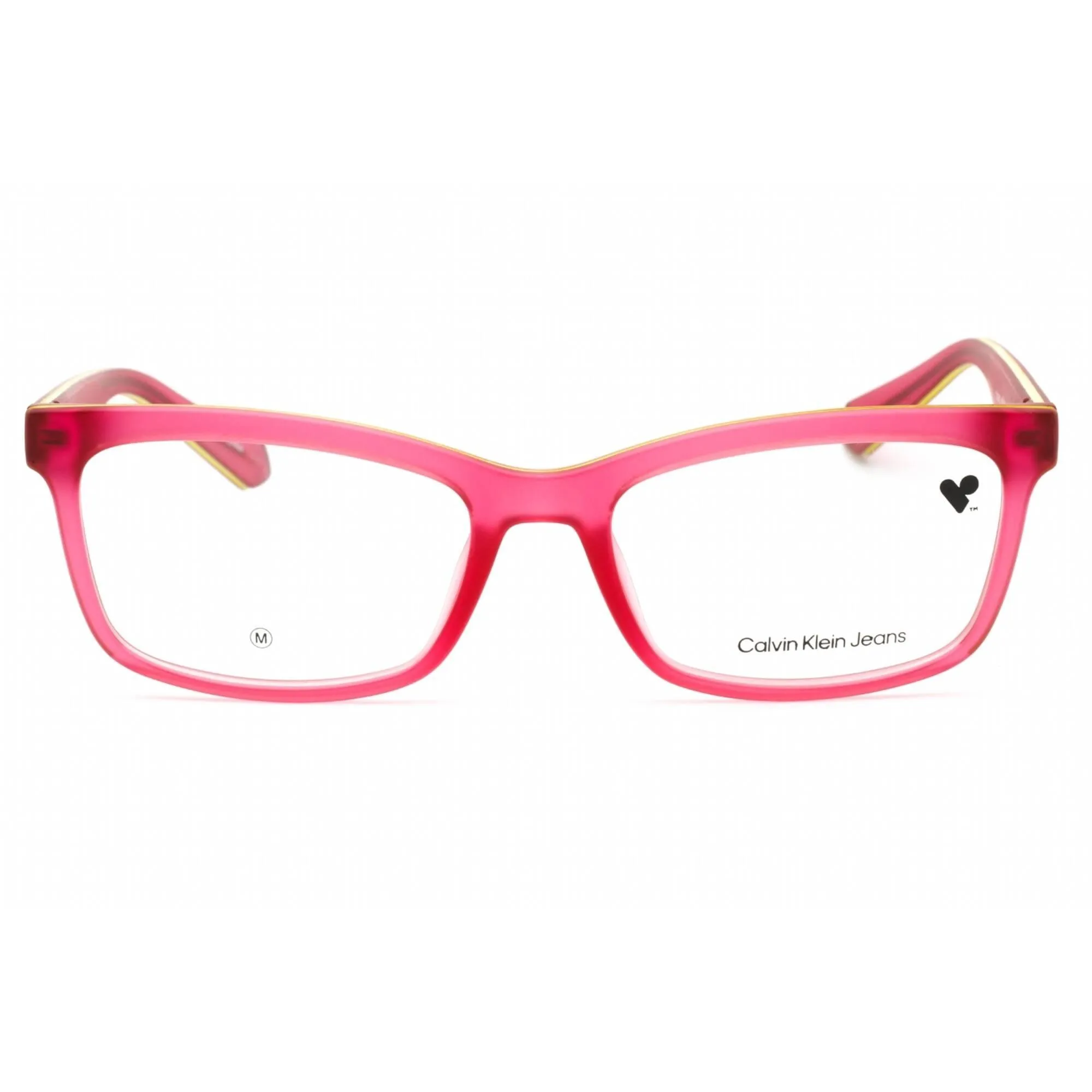 Calvin Klein Jeans Women's Eyeglasses - Rose Full Rim Rectangular Frame | CKJ23613 671