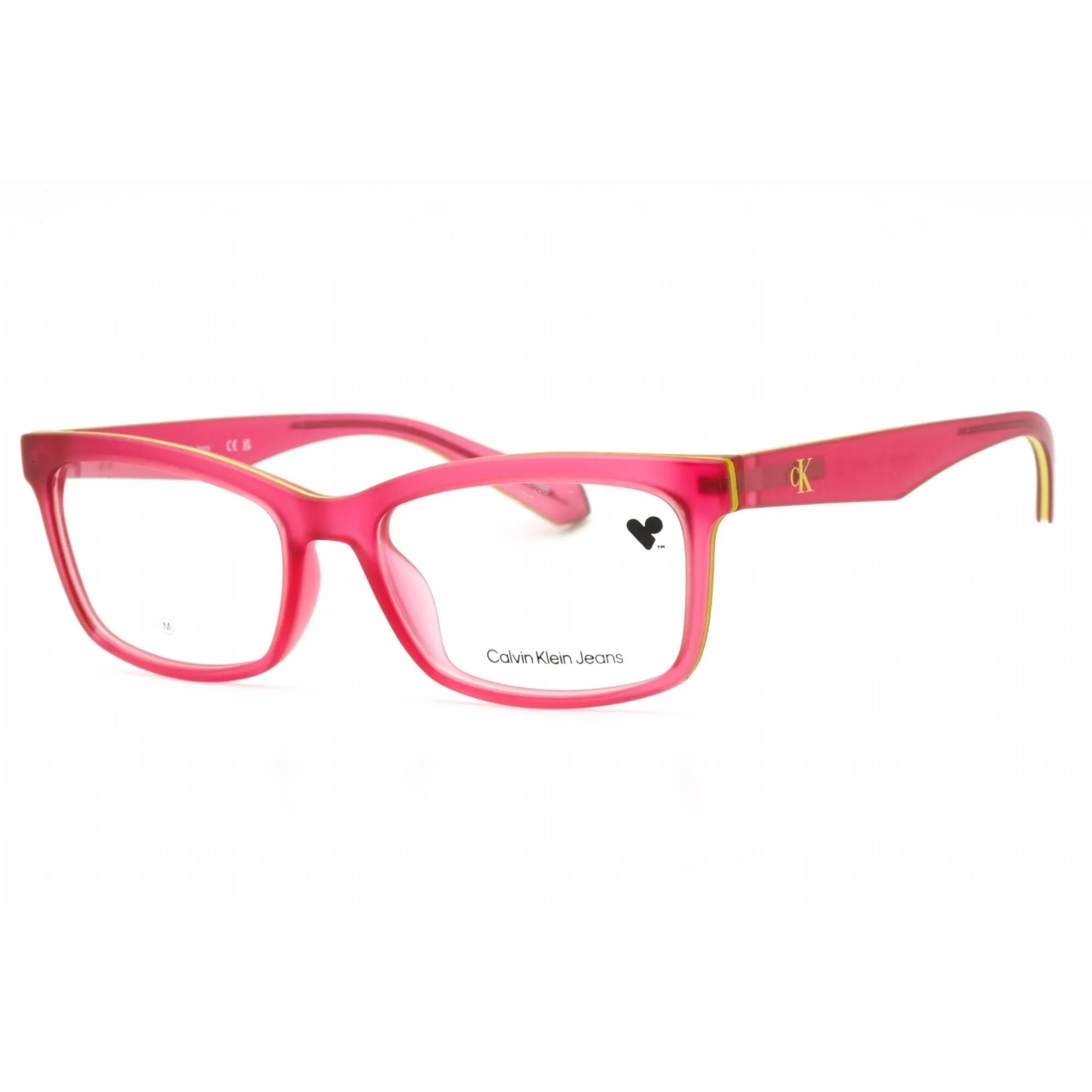 Calvin Klein Jeans Women's Eyeglasses - Rose Full Rim Rectangular Frame | CKJ23613 671