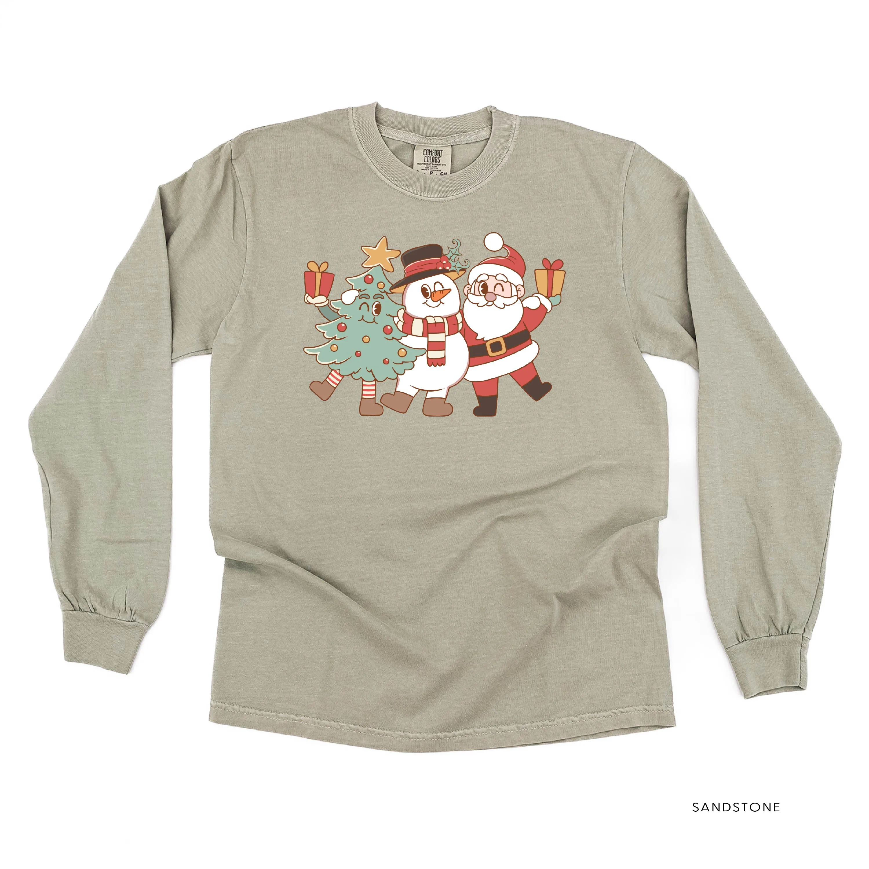 Christmas Pals - LONG SLEEVE Comfort Colors Tee