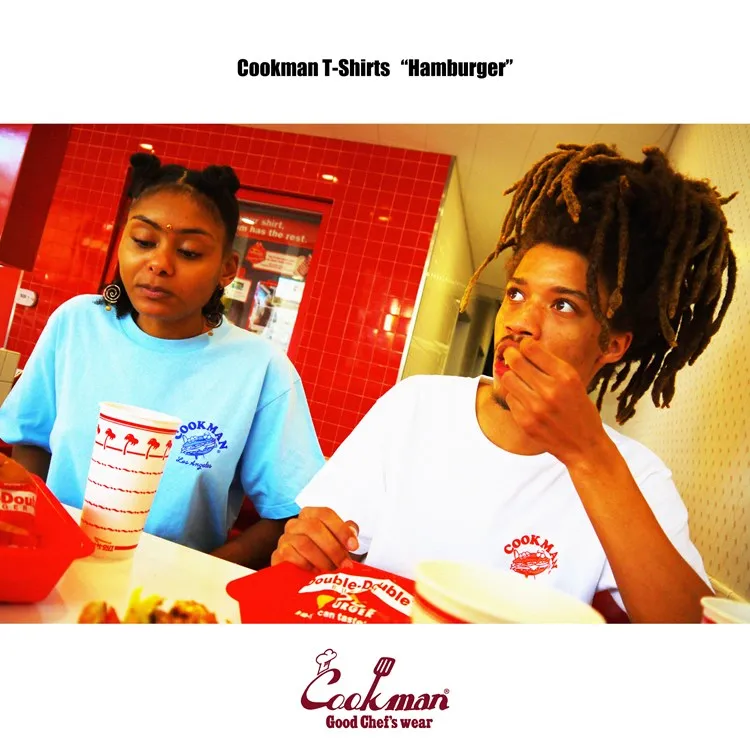 Cookman Tees - Hamburger : Light Blue