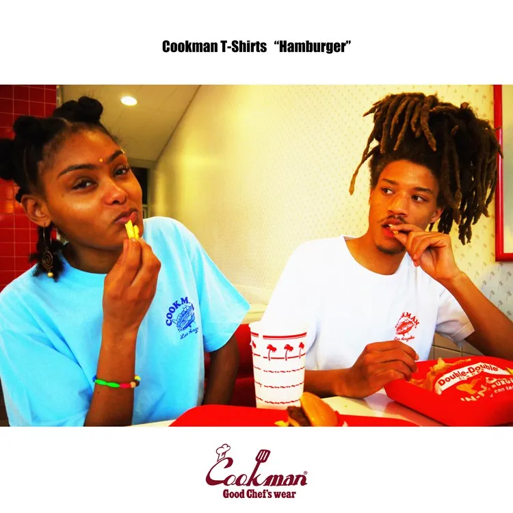 Cookman Tees - Hamburger : White