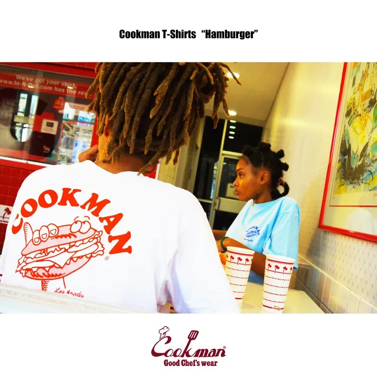 Cookman Tees - Hamburger : White