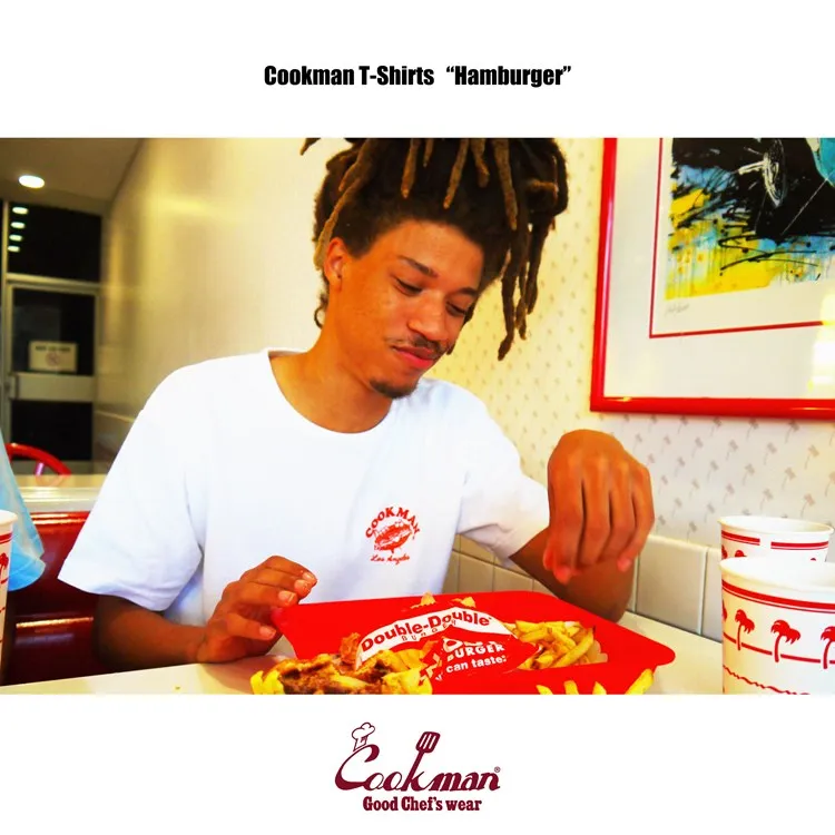 Cookman Tees - Hamburger : White