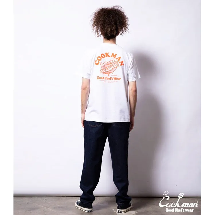 Cookman Tees - Hamburger : White