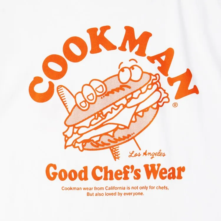 Cookman Tees - Hamburger : White