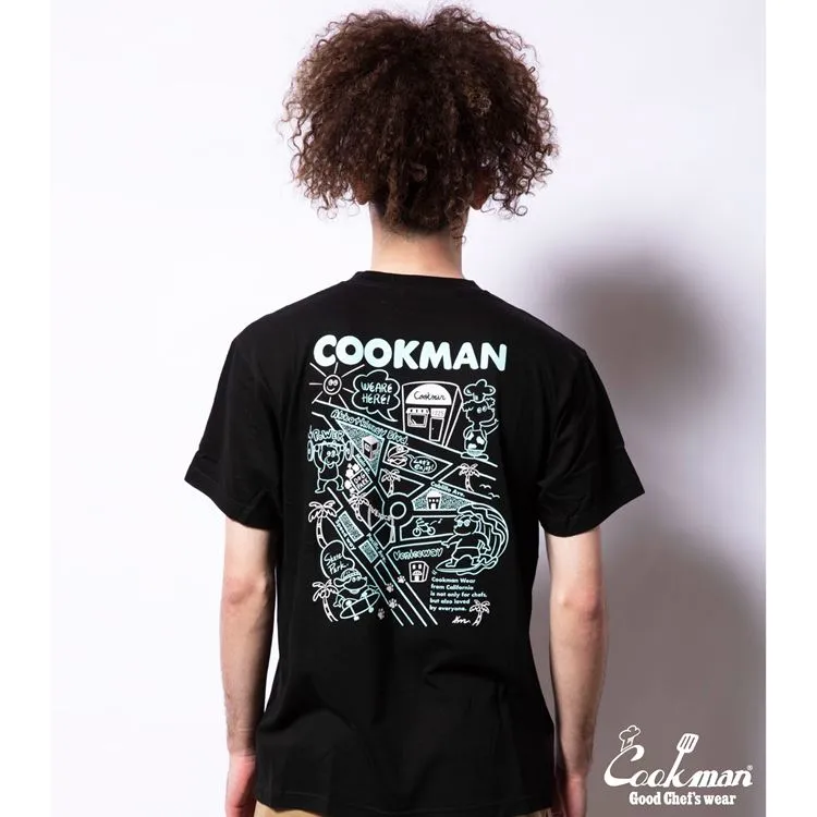 Cookman Tees -Kate Venicebeach map : Black