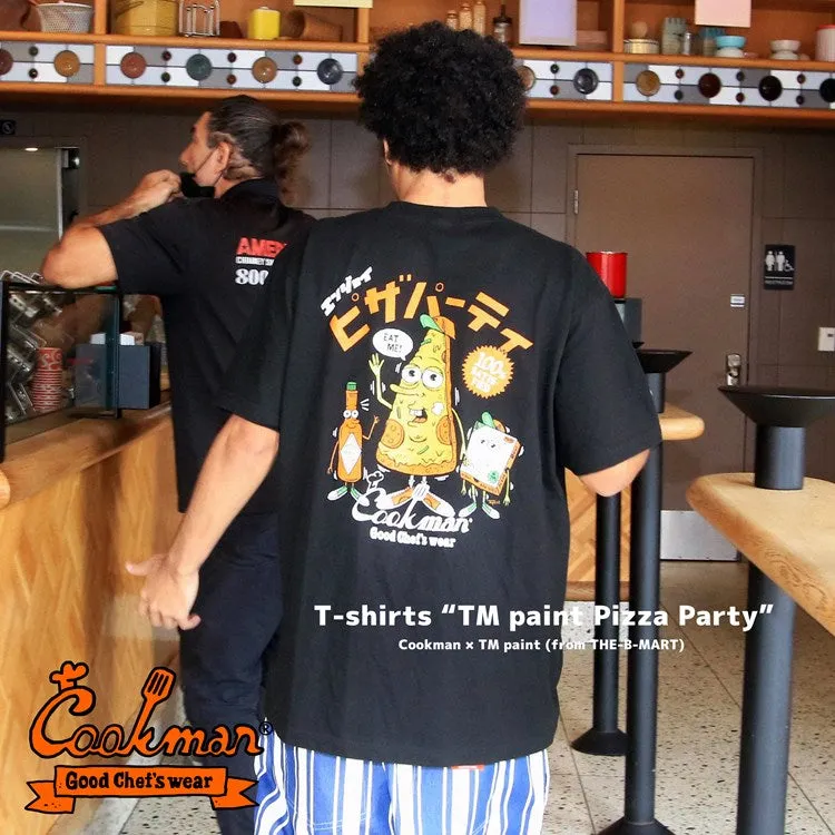 Cookman Tees - TM Paint Pizza Party : Black