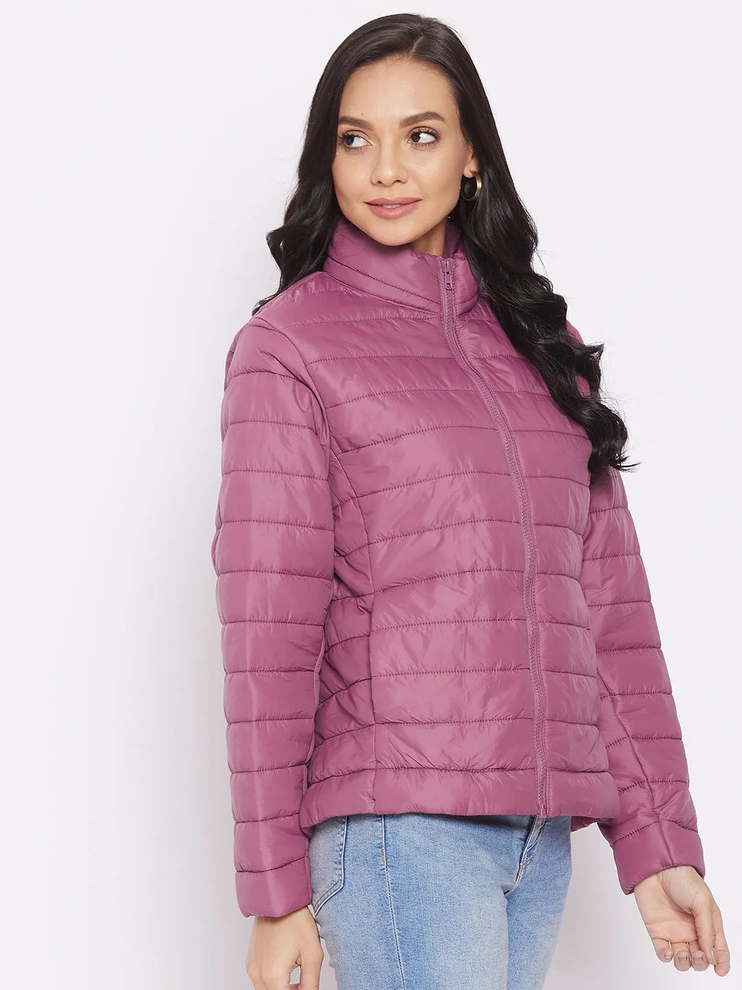 Dark Pink Women's Jacket