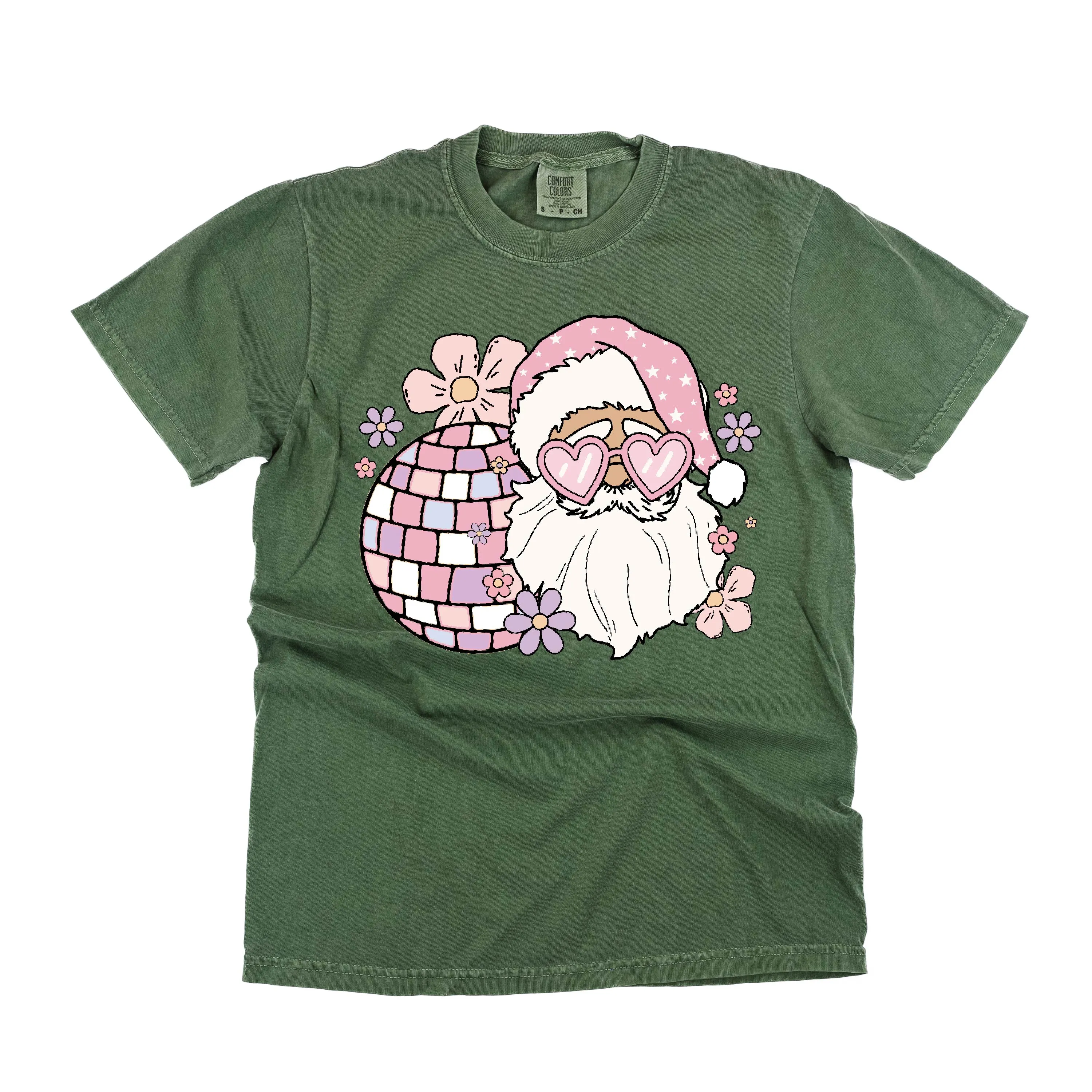 Disco Santa - Comfort Colors Tee