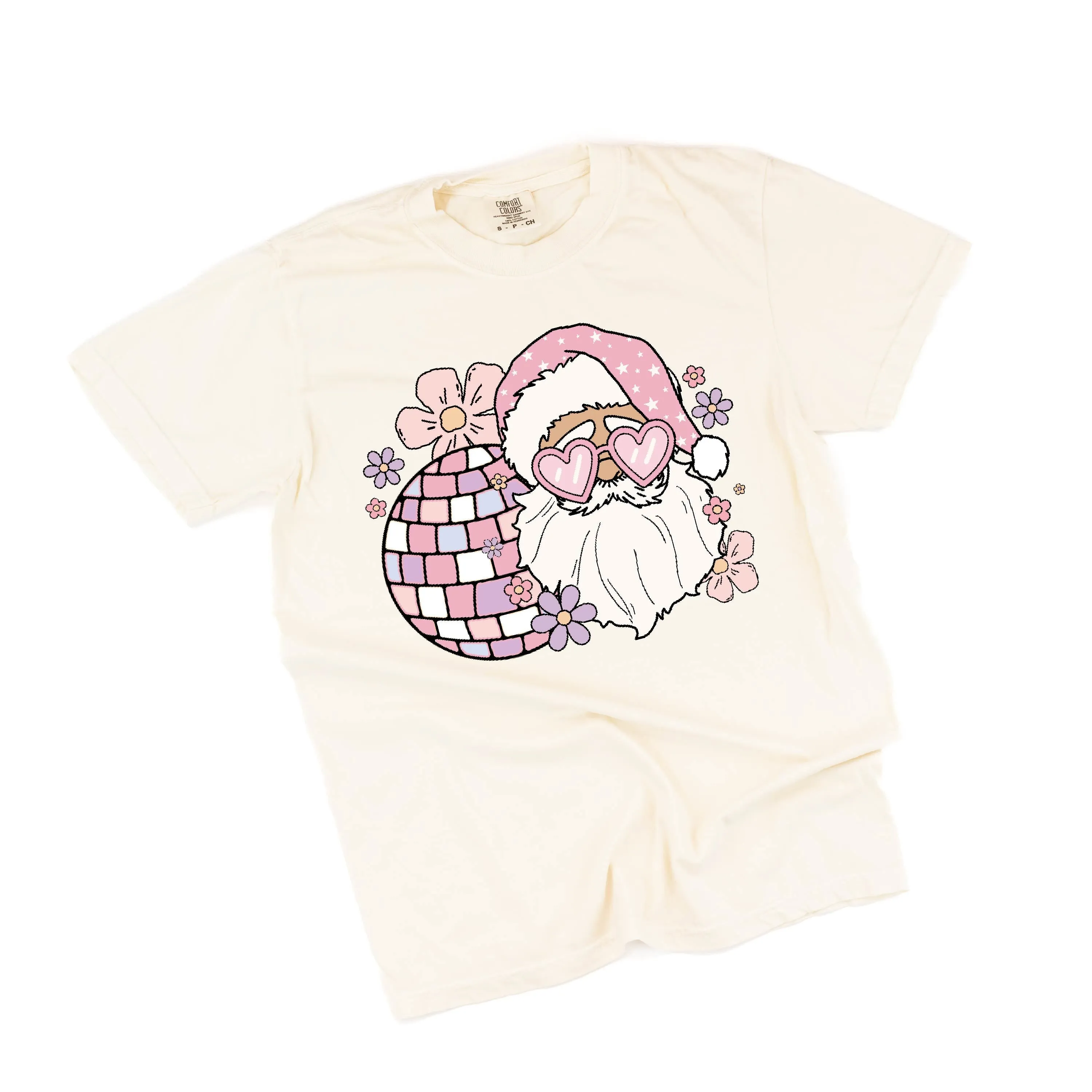 Disco Santa - Comfort Colors Tee