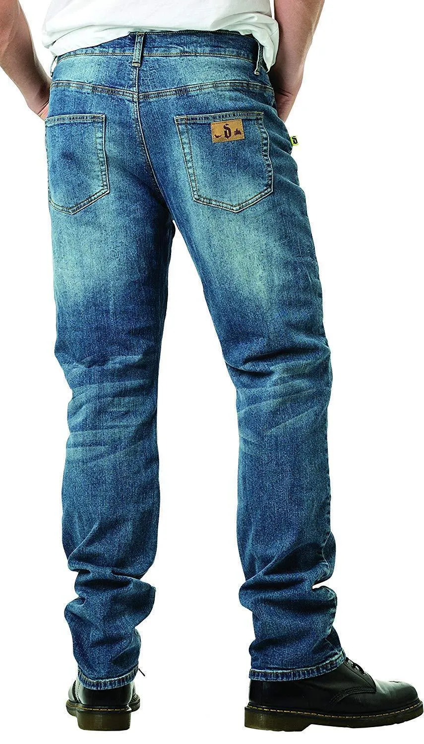 Drayko Rebel Men's Blue Riding Jeans