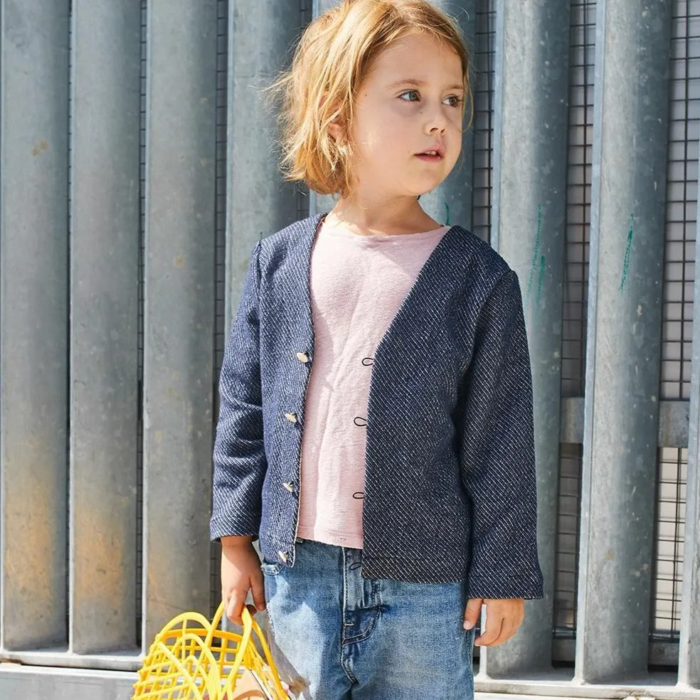 Duo for woman and kid MASHA cardigan/sweater - paper sewing pattern