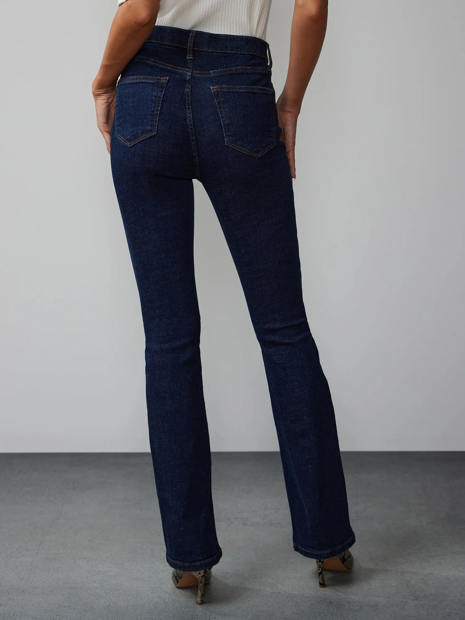 Essential High Rise Bootcut Jeans