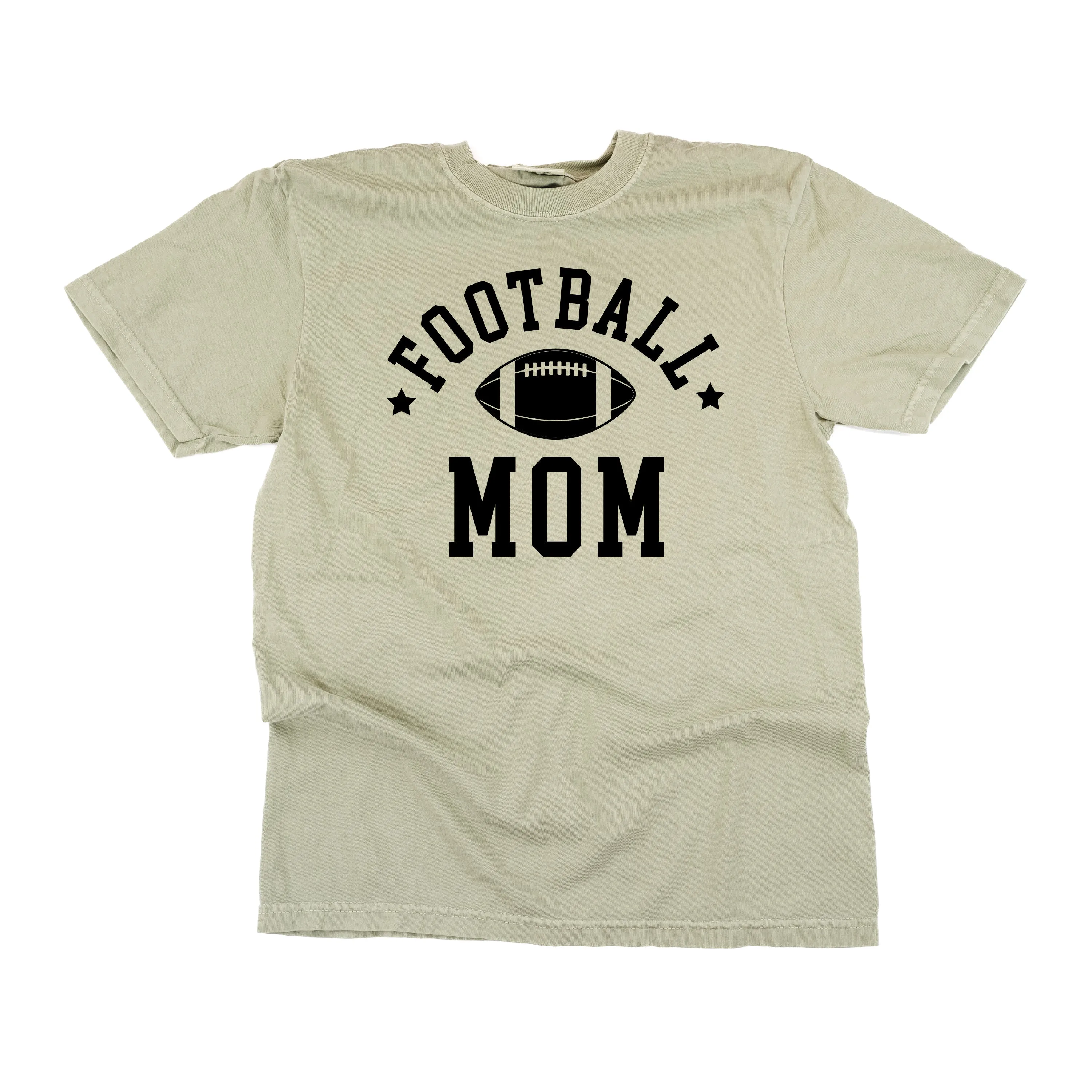 Football Mom (Stars) - SHORT SLEEVE COMFORT COLORS TEE