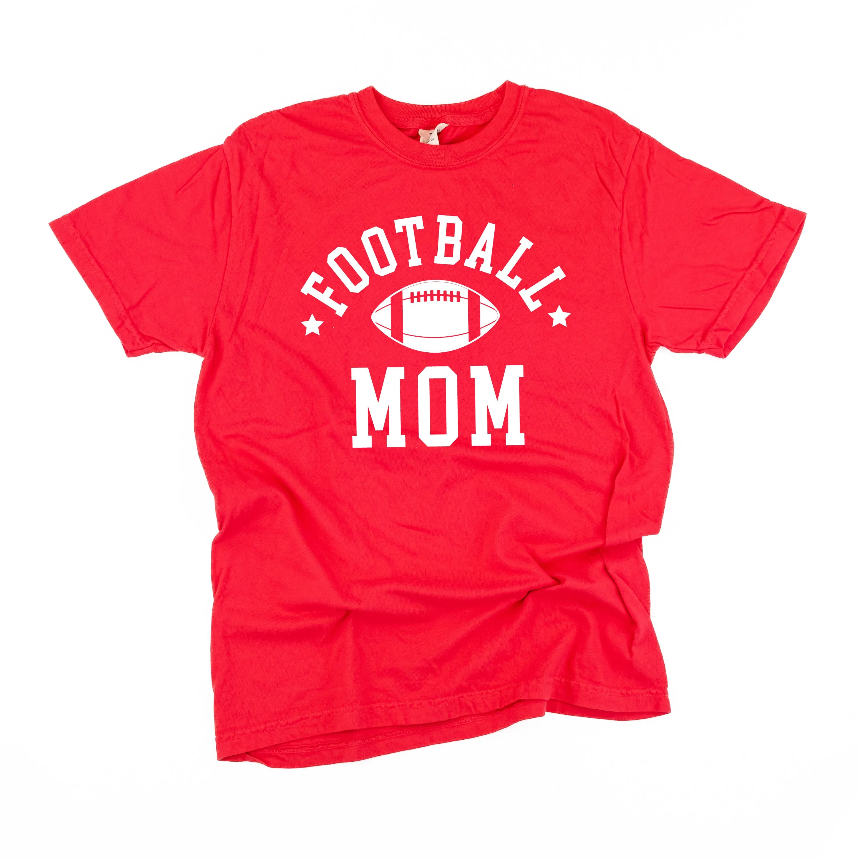 Football Mom (Stars) - SHORT SLEEVE COMFORT COLORS TEE