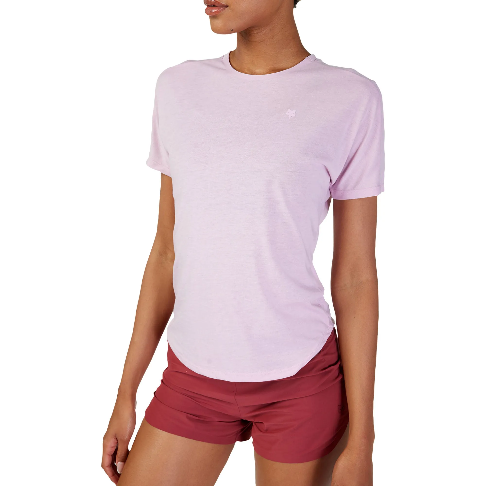 Fox Racing  Womens Forums Short Sleeve Tech Tee T-Shirt DriRelease Athletic Blush