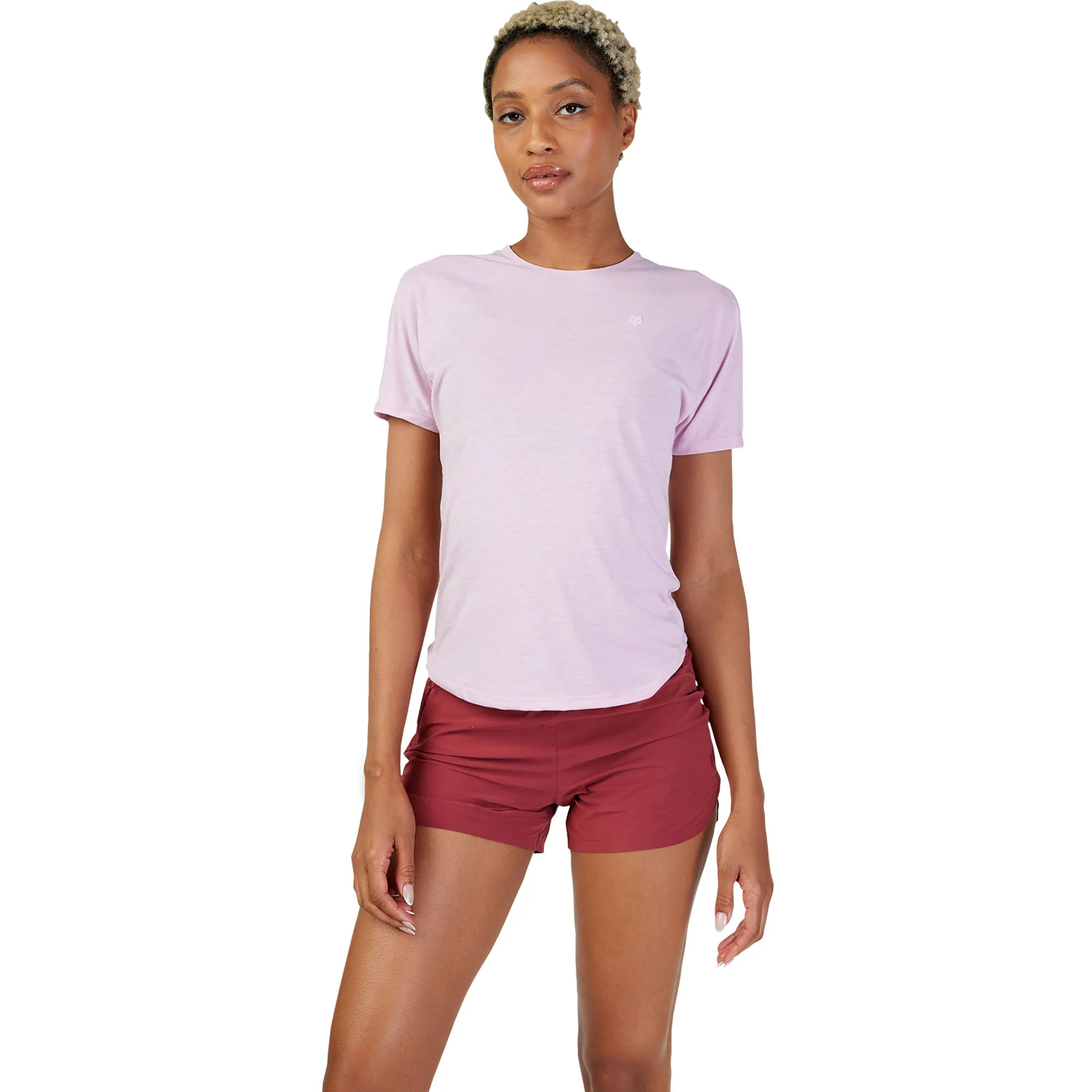 Fox Racing  Womens Forums Short Sleeve Tech Tee T-Shirt DriRelease Athletic Blush