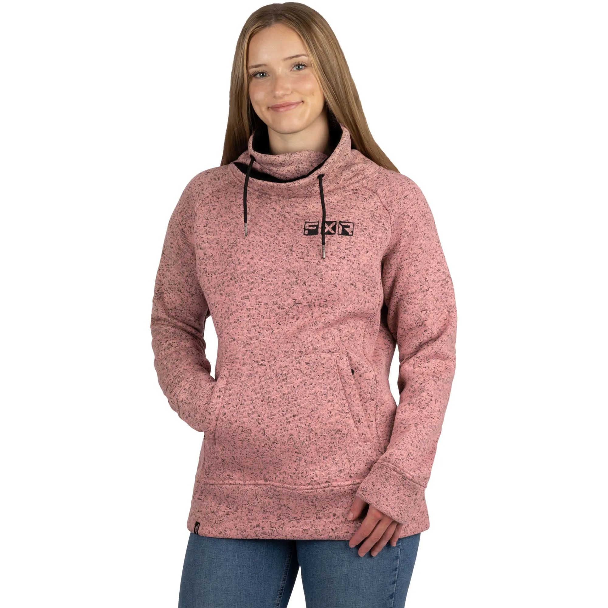 FXR Ember Sweater Pullover Dusty Rose/Black Pink