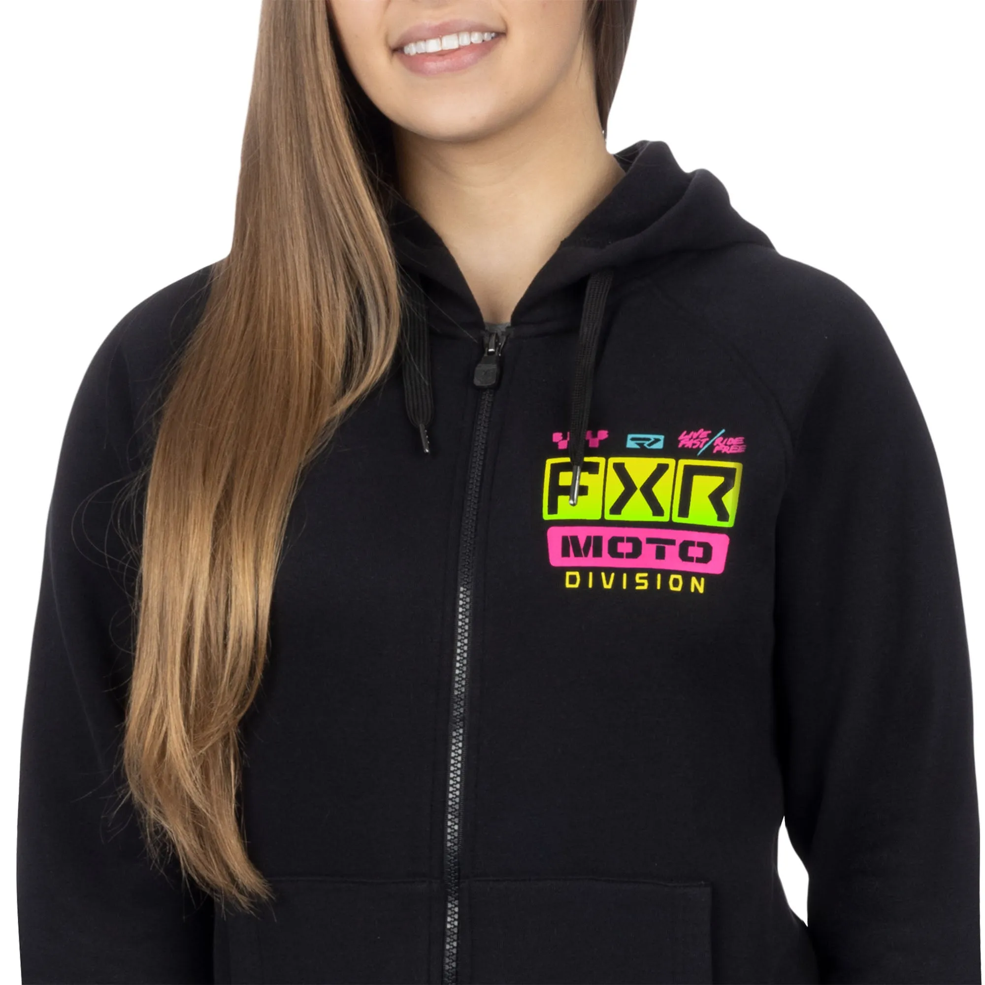 FXR Gladiator Hoodie Black/Candy