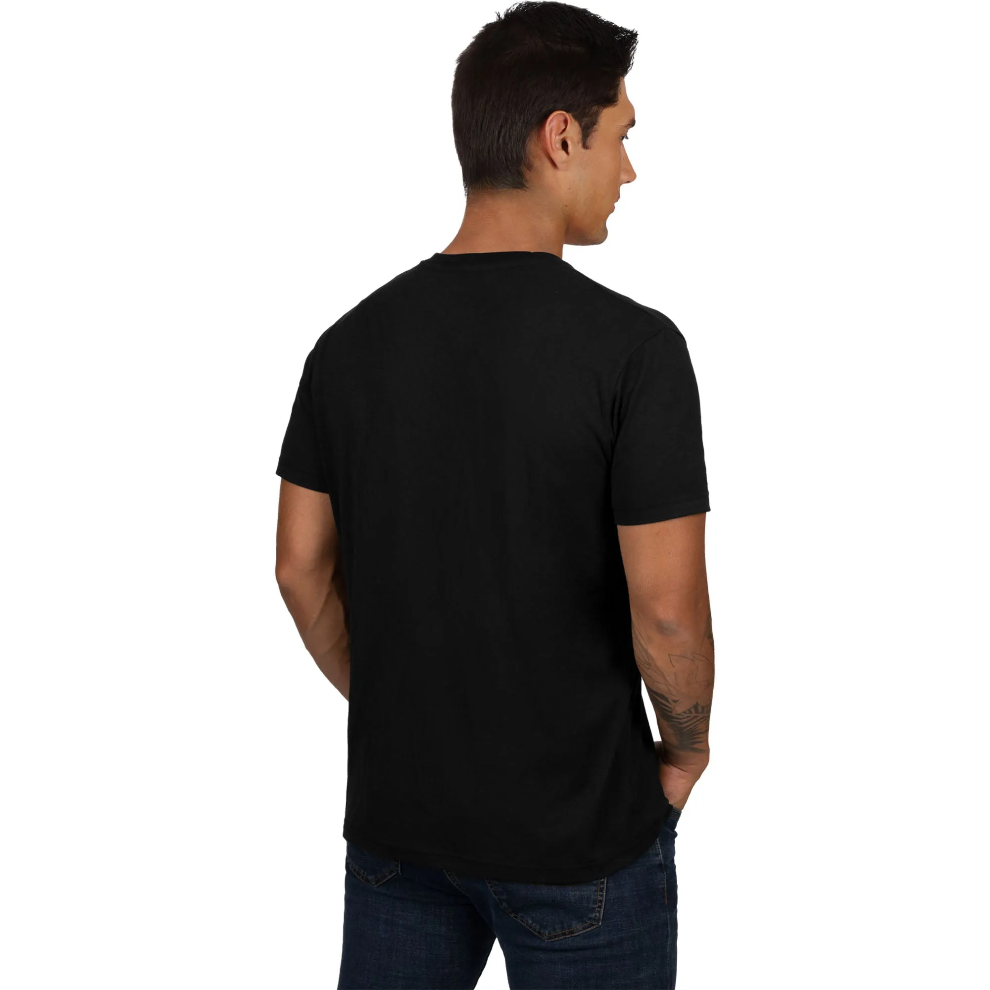 FXR  Mens Black Dark Steel Broadcast Premium T-Shirt Tee Short Sleeve Jersey