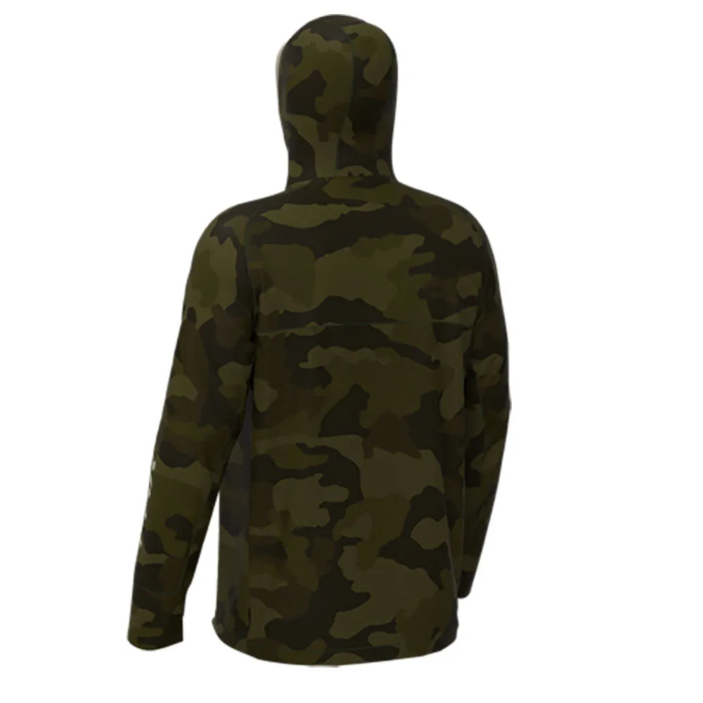 FXR Pro Air UPF PO Hoodie Army Camo/Stone Green