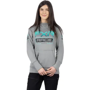 FXR Race Division Tech Pullover Hoodie Grey/Mint