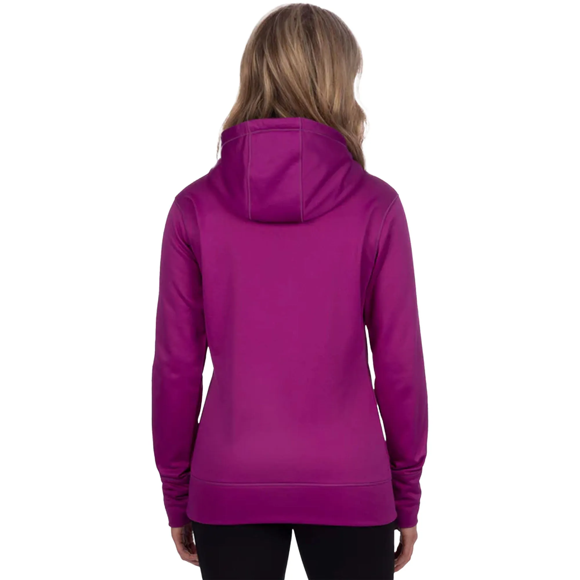 FXR Womens Podium Tech Pullover Hoodie Light Wine/Melon