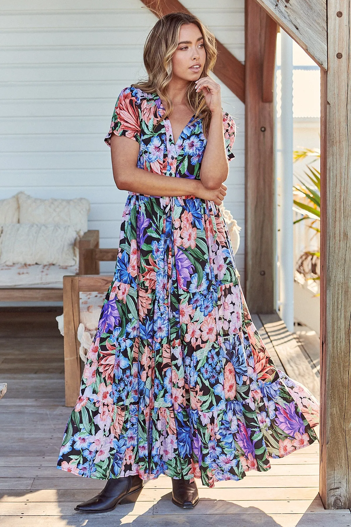 Gabi Maxi Dress - Multicolour