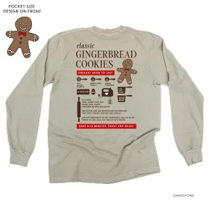 Gingerbread Cookie Recipe (pf&b) - LONG SLEEVE Comfort Colors Tee