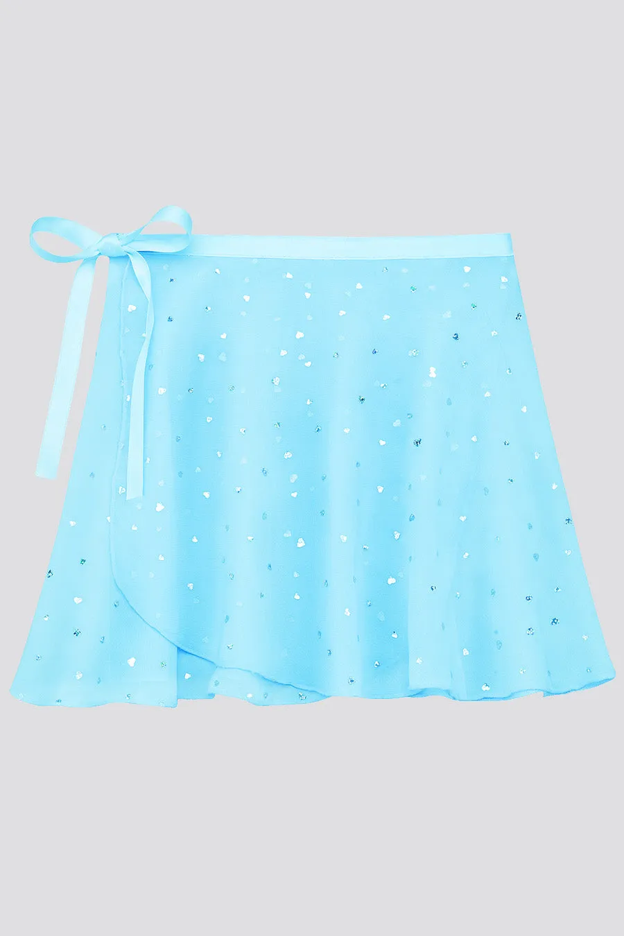 Girl's Chiffon Wrap Skirt With Adjustable Tie