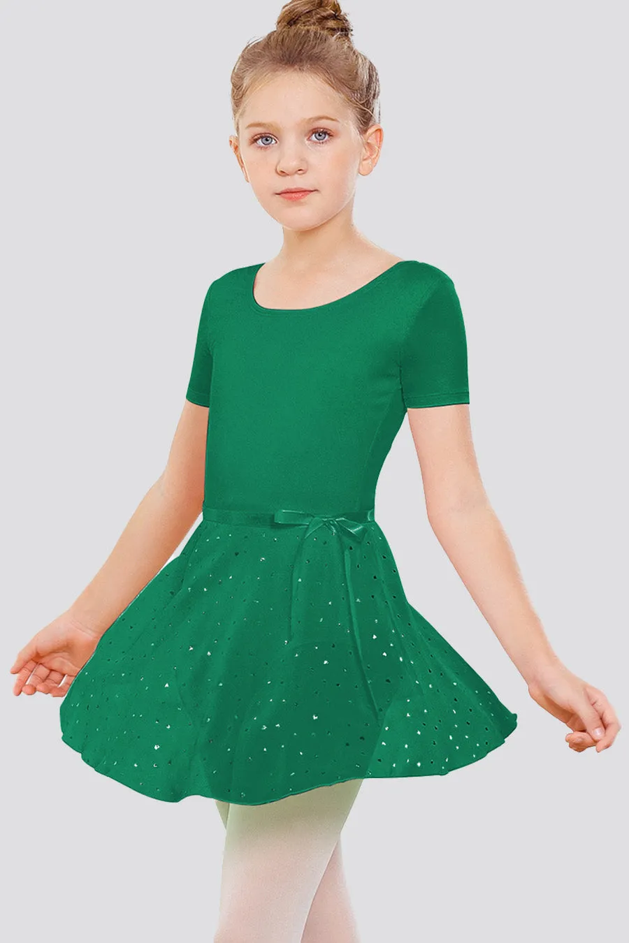 Girl's Chiffon Wrap Skirt With Adjustable Tie