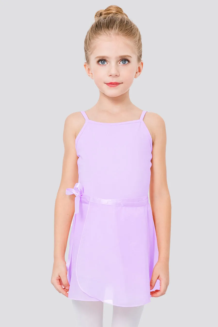 Girl's Chiffon Wrap Skirt With Adjustable Tie