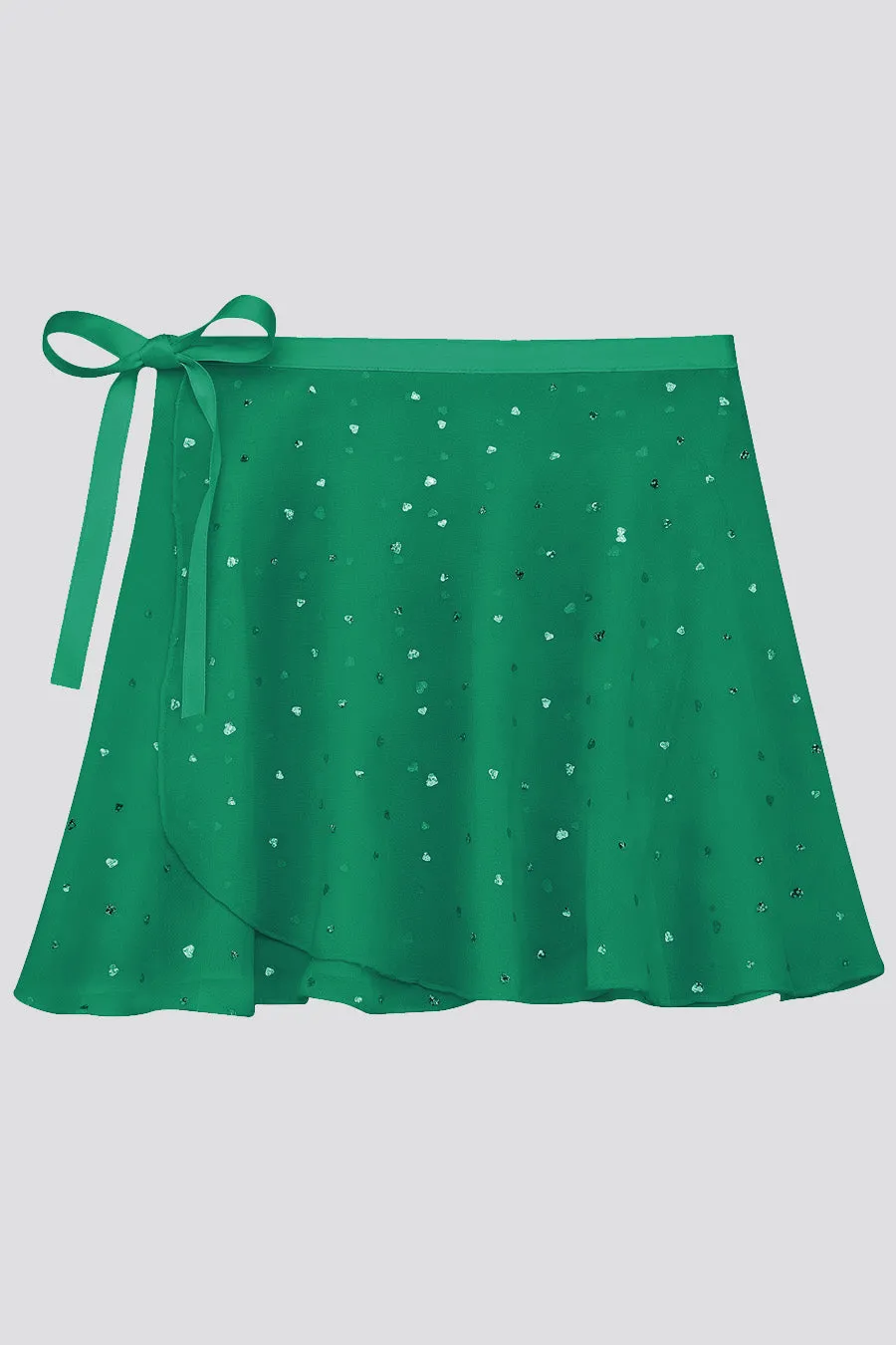 Girl's Chiffon Wrap Skirt With Adjustable Tie