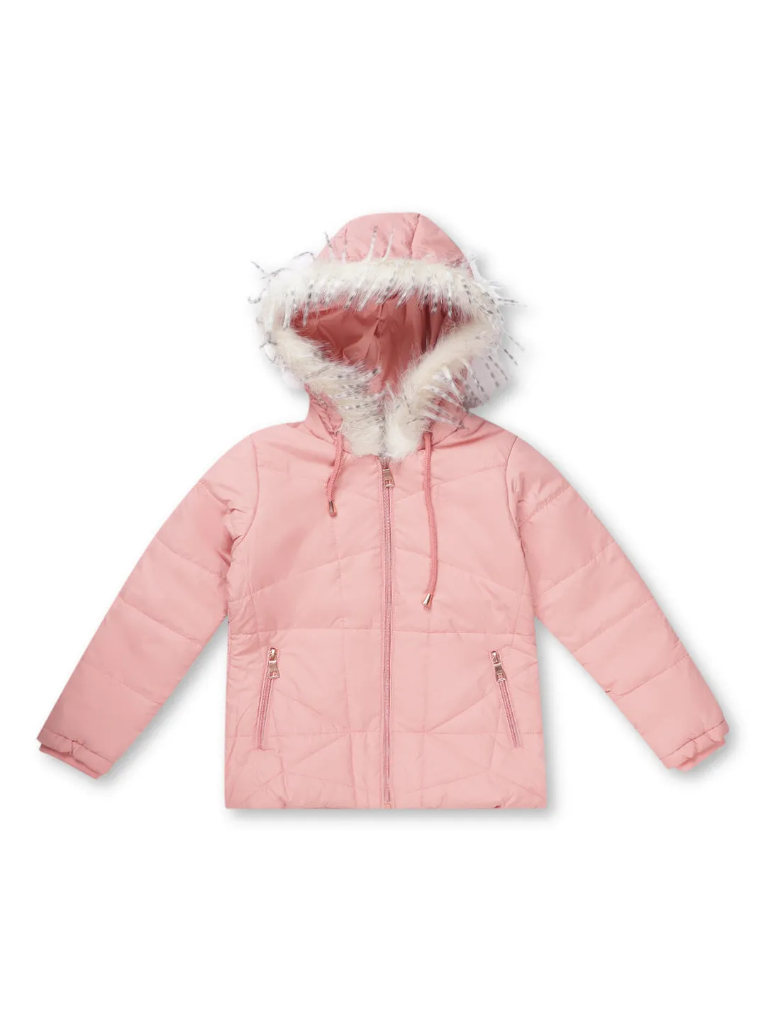 Girls Peach Jacket