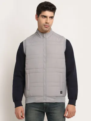 Grey & Navy Men's Reversible Jacket