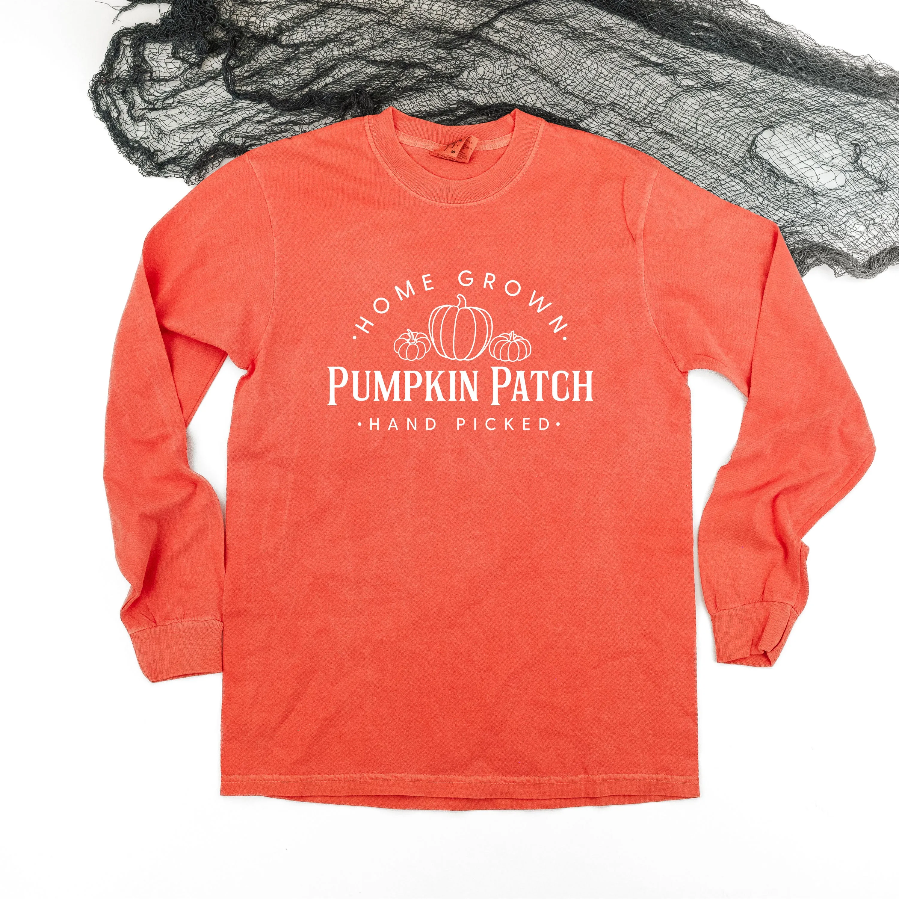 Home Grown Pumpkin Patch - LONG SLEEVE COMFORT COLORS TEE