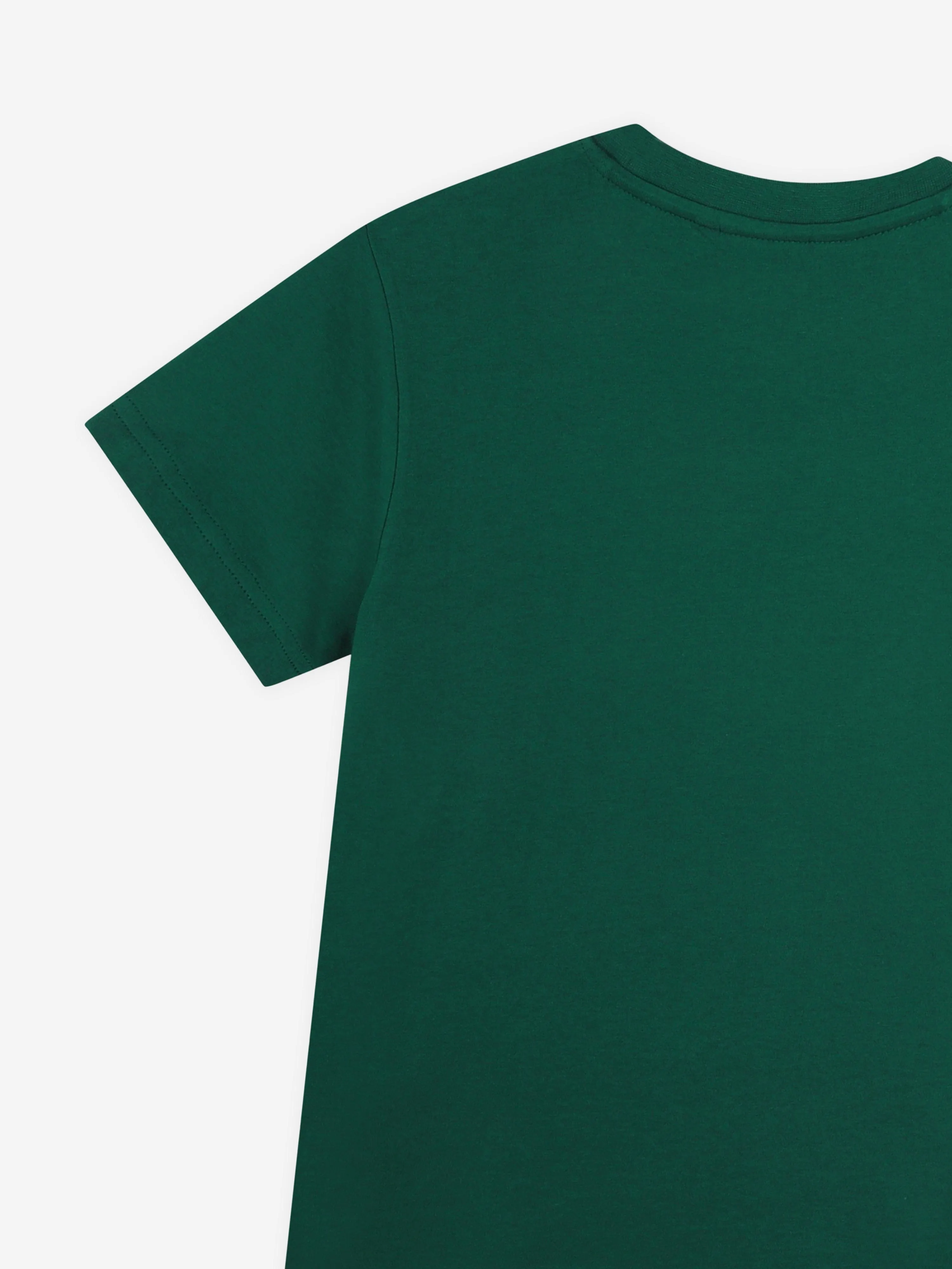 Hugo Boys Logo Print T-Shirt in Green