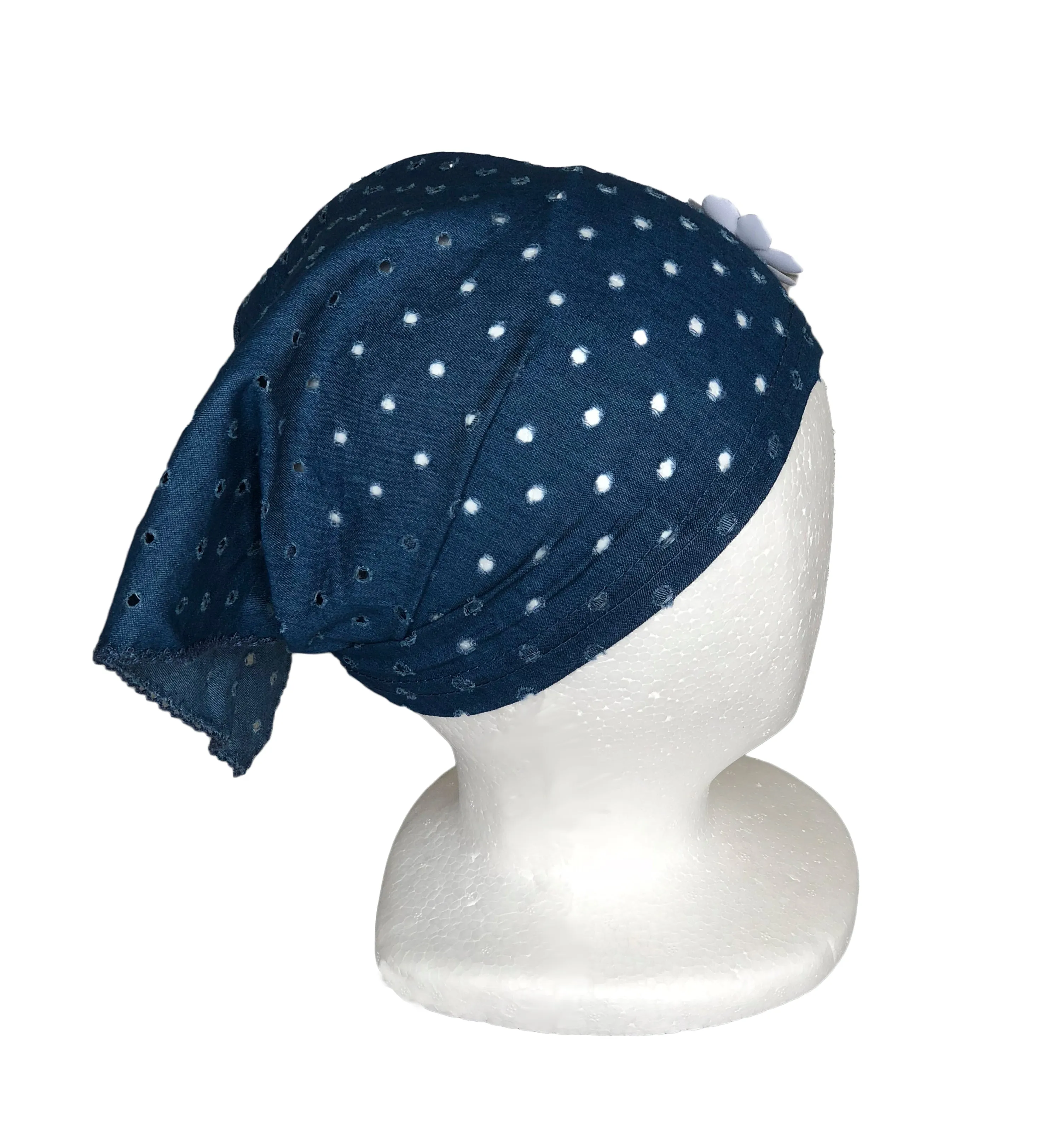 Jeans Bandana Hat for Girls