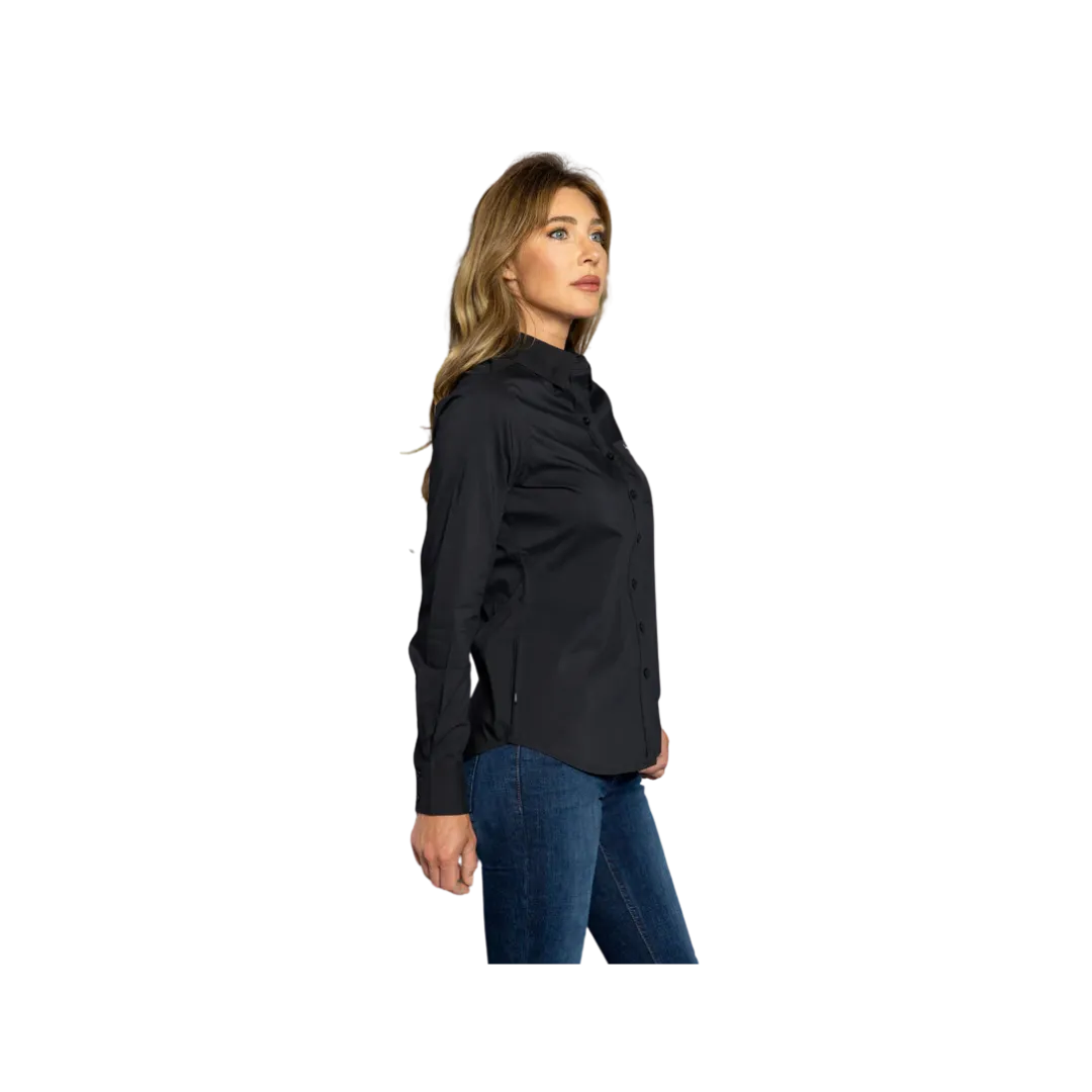 Kimes Ranch Women's KR Team Long Top Black Shirt