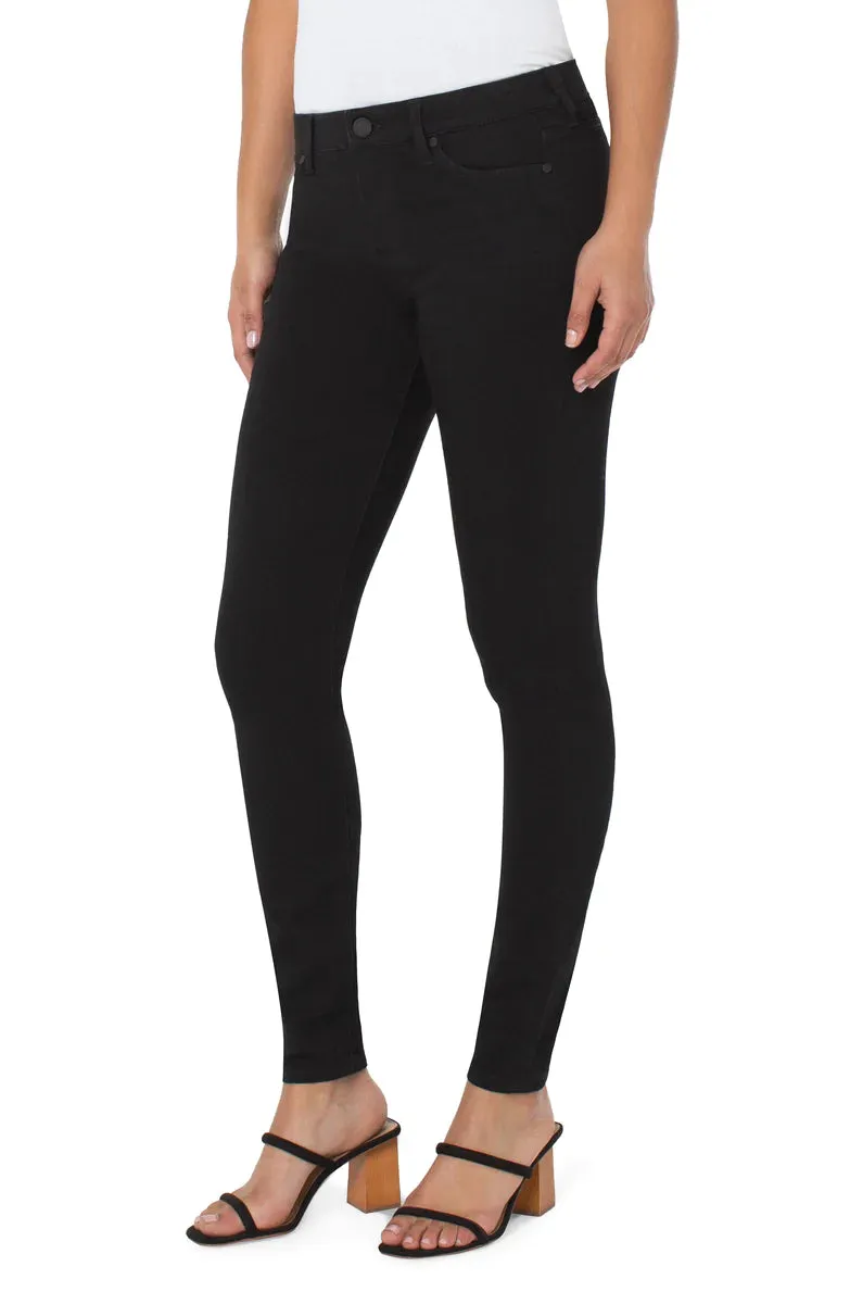 Liverpool Abby Skinny - Black Rinse