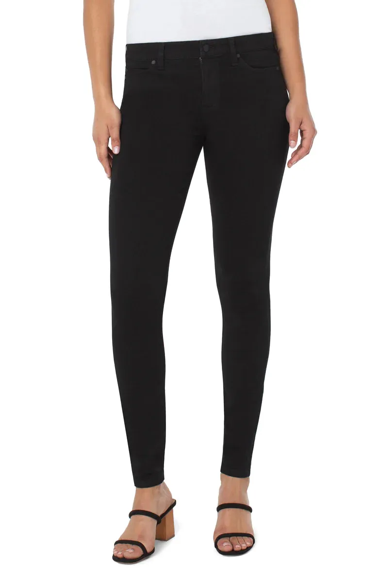 Liverpool Abby Skinny - Black Rinse