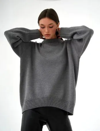 Loose Crew Neck Sweater Women